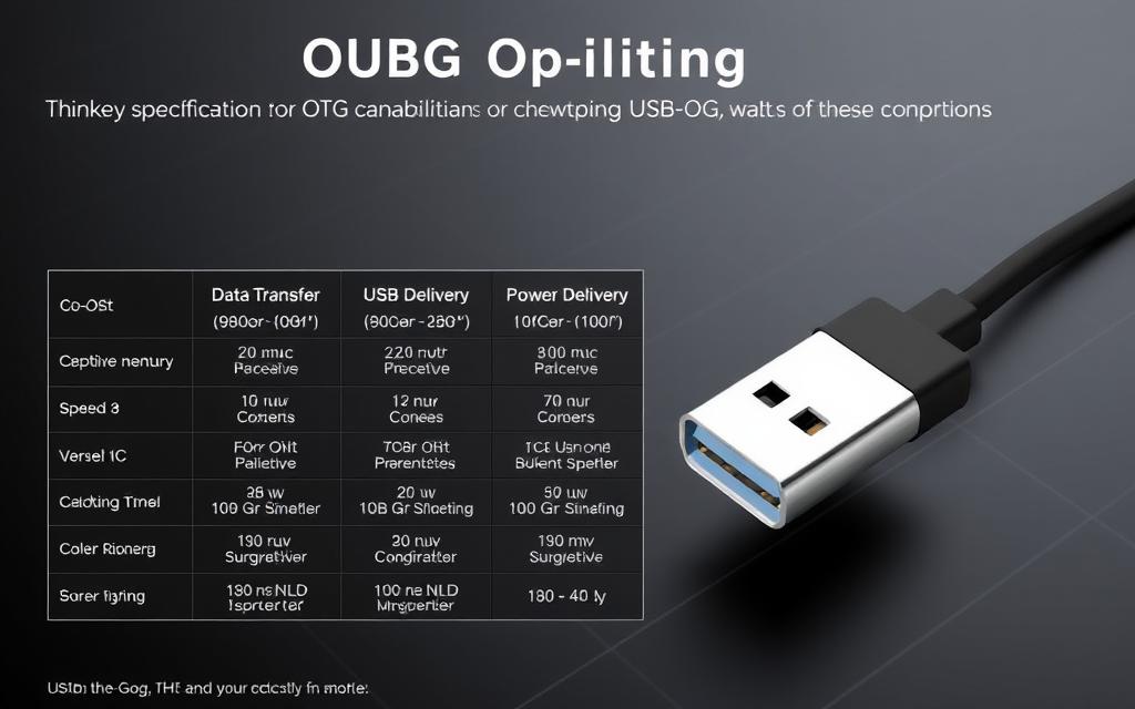 USB OTG specifications comparison