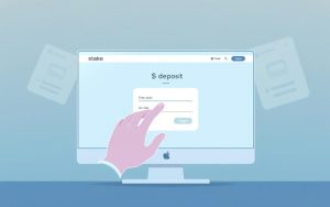 how to deposit crypto on stake